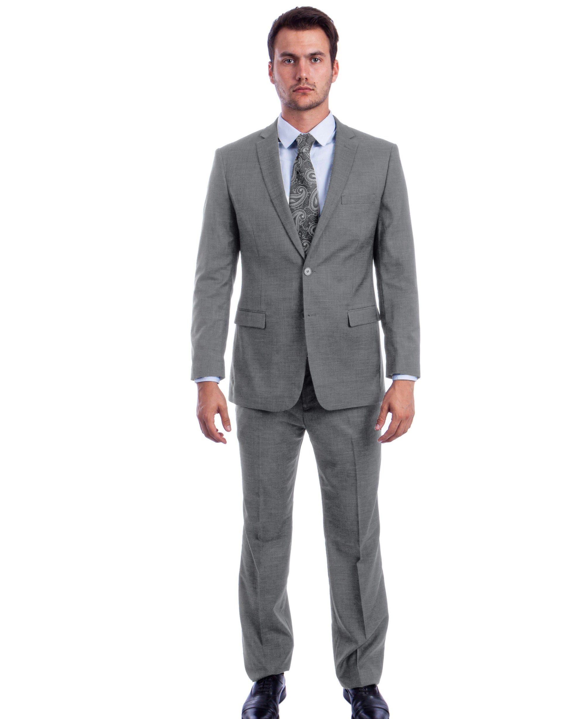 Men's Light Grey Formal Suit