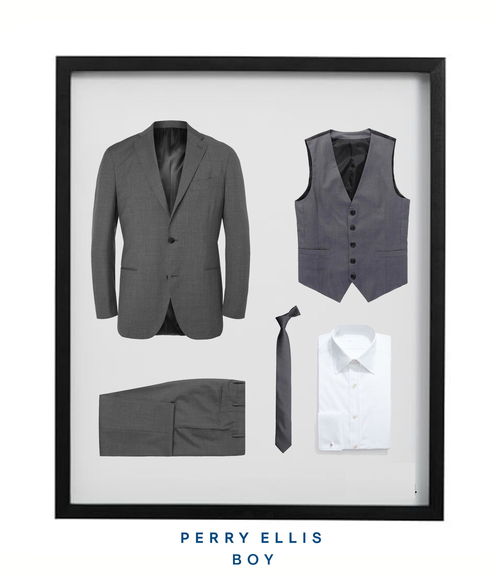 Boys Medium Grey Suit