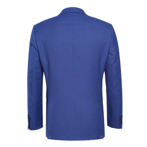 Men's Blue Purple Slim Fit Blazer