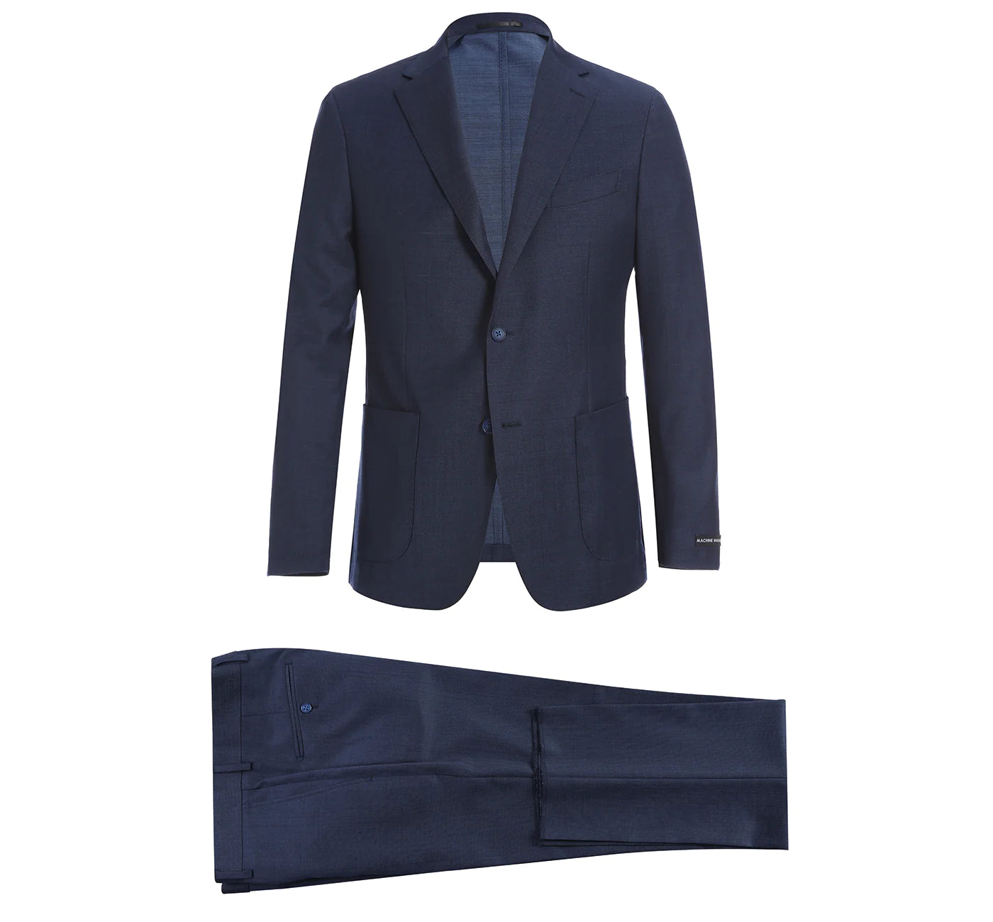 Men's Navy Slim Fit Travel Suit