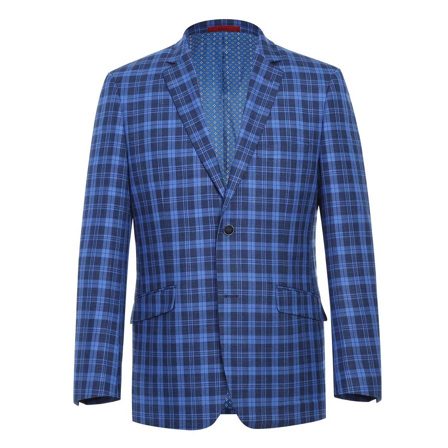 Men's Royal Blue Slim Fit Blazer