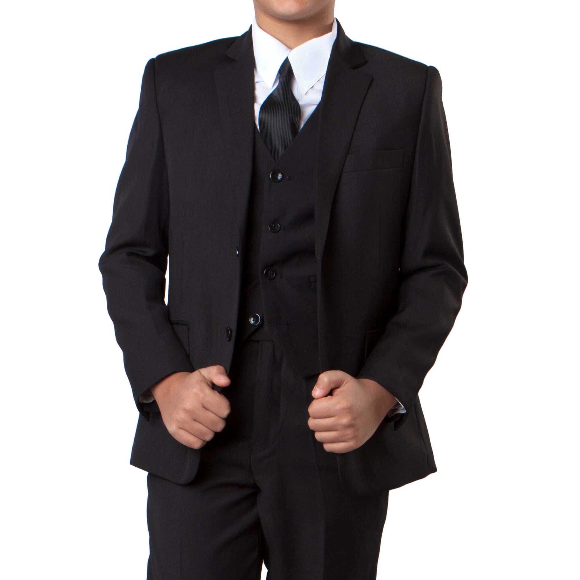 Boys Black Formal Classic Fit Suit