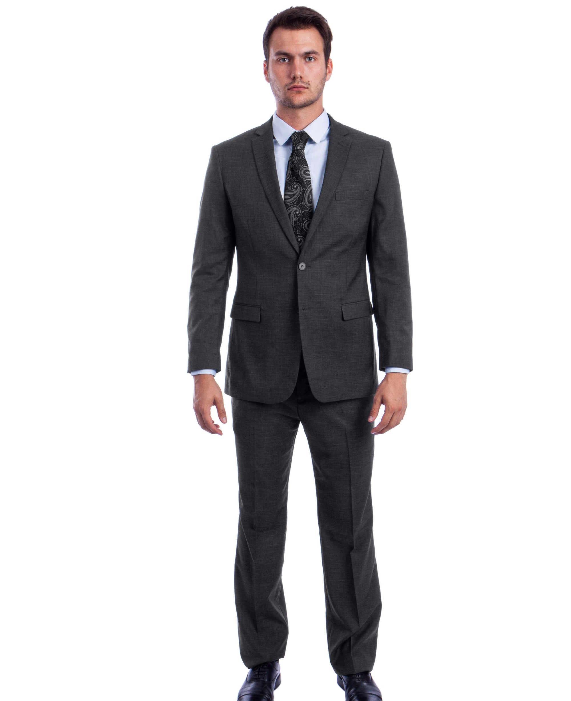 Men's Dark Grey Formal Suit
