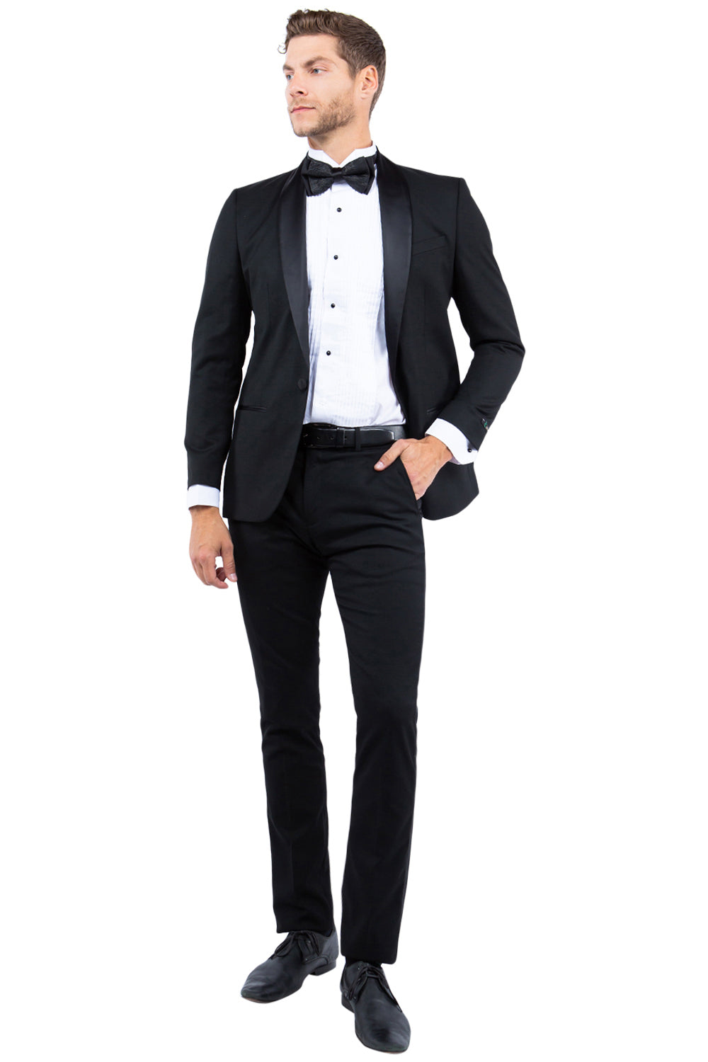 Men's Gray Shawl Collar Tuxedo Jacket