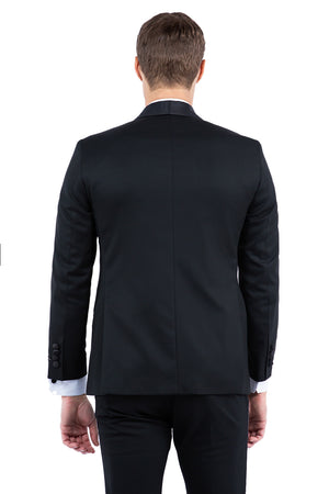 Men's Gray Shawl Collar Tuxedo Jacket