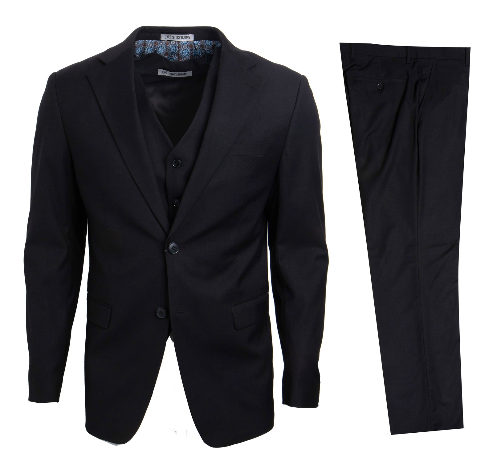 Men's Black Stacy Adams Suit