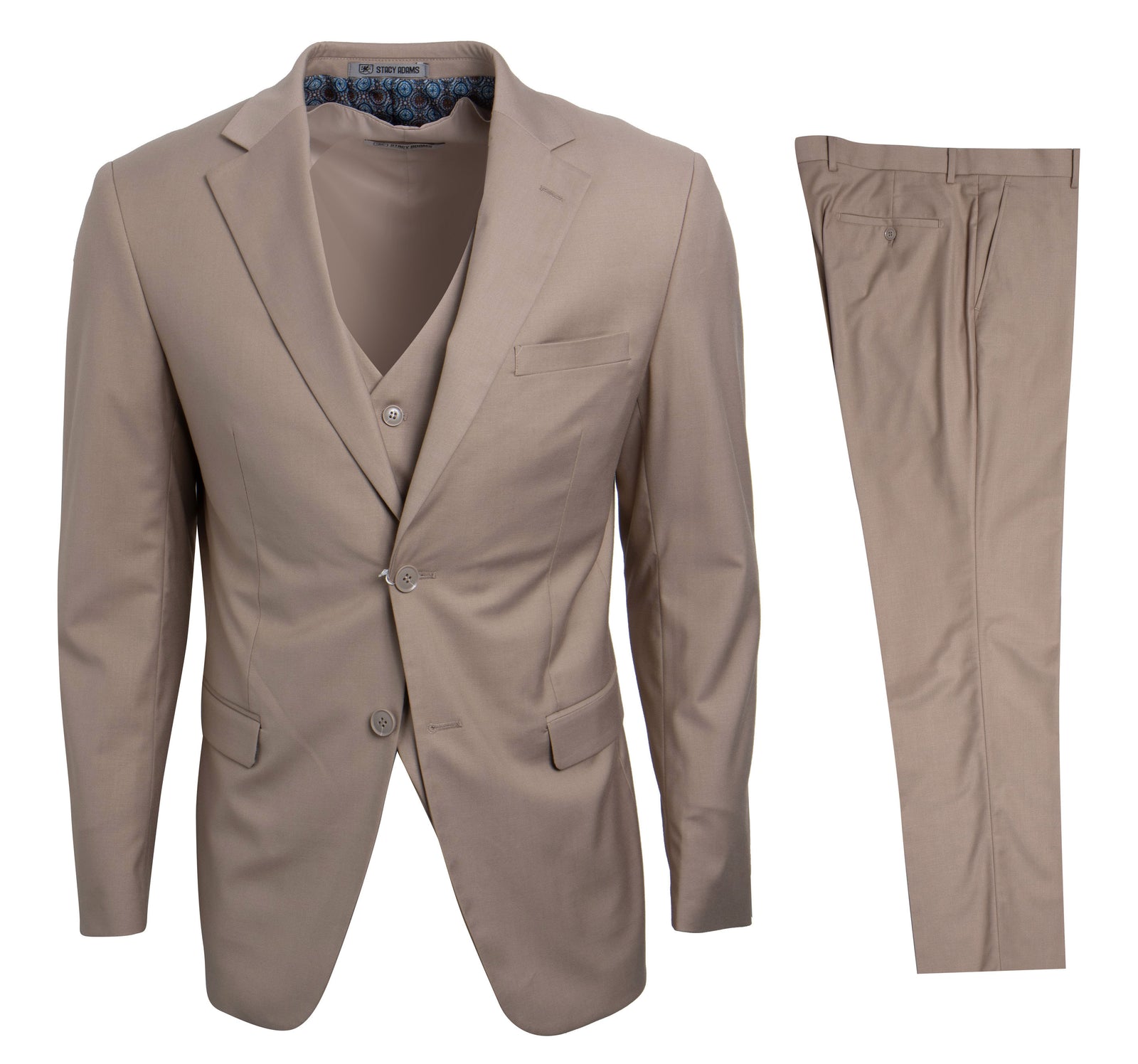 Men's Tan Stacy Adams Suit
